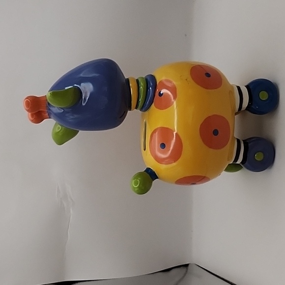 Ganz Colorful Giraffe Ceramic Bank - Picture 3 of 9